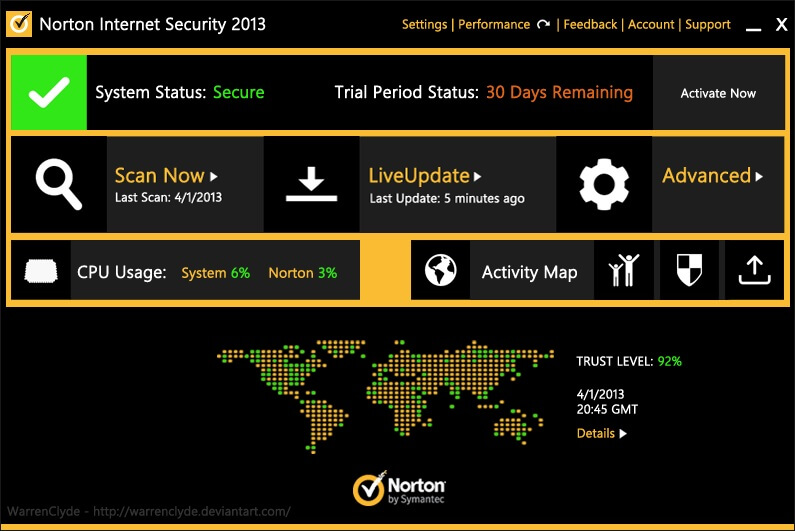 norton internet security product key
